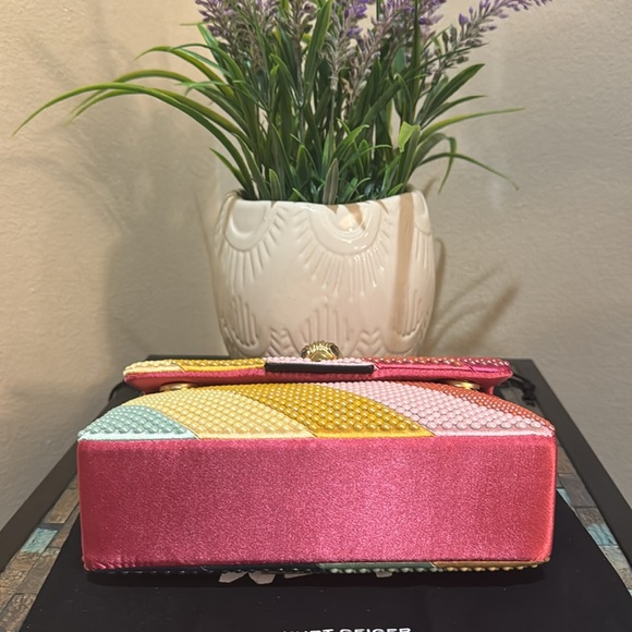 Kurt Geiger Mini Kensington Beaded Convertible Shoulder Bag - Picture 8 of 12